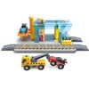 Image de Hape Reparatie- en Wasstraat Speelset - Voertuigen Speelgoed voor Kinderen vanaf 3 Jaar, 11 Onderdelen