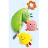 Image de Hape Pea Pod Pals   Sensorisch Babyspeelgoed met 3 Zachte Erwtjes | Vanaf 6 Maanden
