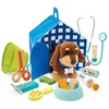 Image de Hape Dierenarts Speelset - Interactieve puppy, dierenartskoffertje en hondenhok, 16 delig, 3 jaar+