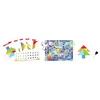Image de Hape Ruimte Doolhof en Tangram Bord 2-in-1   Magnetisch Speelbord voor Kinderen vanaf 18 Maanden