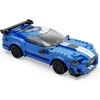 Image de Cada Blue Knight 500 Blue - Supercar - Cada C51077W - Compatible met de bekende merken - Bouwset, constructieset - Motoren, accu, afstandsbediening - Cada App - 325 onderdelen