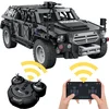 Image de CaDA Bricks C51207W SWAT Terreinwagen Classic and Speed bouwset | Racing champions auto modelbouw | Educatief creator constructie speelgoed bouwpakketten voor kinderen & volwassenen | RC accu niet geschikt voor Lego | Technic bouwdoos 561 bouwstenen