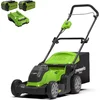 Image de Greenworks 40 volt accu maaier met 2 x 2AH accu en lader G40LM41K2X