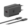 Image de Motorola TurboPower 30W Thuislader Snellader met USB-C Kabel - Zwart