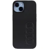 Image de Audi Synthetic Leather Back Case - Geschikt voor Apple iPhone 14 (6.1") - Zwart