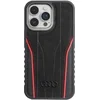 Image de Audi Lederen hoesje met MagSafe voor iPhone 14 Pro Max - zwart en rood