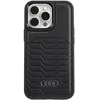Image de Audi Synthetic Leather MagSafe Serie - Luxe iPhone 13 Pro Max Hoes - Synthetisch Leer - Zwart - MagSafe Compatibel
