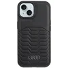 Image de Audi MagSafe Serie - Synthetisch Lederen iPhone 15 Hoes - Zwart