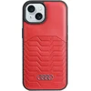 Image de Audi Synthetic Leather MagSafe iPhone 15 / 14 / 13 red hardcase AU-TPUPCMIP15-GT/D3-RD