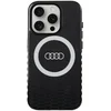 Image de Audi IML Big Logo Back Case (MagSafe Compatible) - Geschikt voor Apple iPhone 15 Pro (6.1") - Zwart