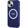 Image de Audi IML Big Logo Back Case (MagSafe Compatible) - Geschikt voor Apple iPhone 15 (6.1") - Blauw