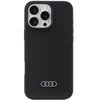 Image de Audi Silicone Serie - Zwarte iPhone 16 Pro Max Hoes - Silikon - Luxe Design