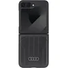 Image de Audi Synthetic Leather MagSafe Back Case - Geschikt voor Samsung Galaxy Zflip 6 - Zwart