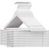 Image de Kledinghanger 20 stuks - klerenhanger - kleerhanger - broekenstang - hout wit