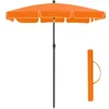 Image de Parasol   200 x 125 cm   Opvouwbaar   UV-bescherming tot UPF 50+   Grijs   Inclusief draagtas