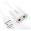 Image de UGREEN Externe USB Geluidskaart voor 3.5 mm Jack Wit