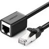 Image de Ugreen - verlengkabel - Internet Ethernet patchkabel RJ45 F/UTP Cat. - 6 - 1000Mb/s - 1m - zwart - (NW112)