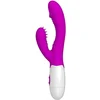 Image de Pretty Love Andre - Tarzanvibrator - 20 x 2.6cm - Paars/Wit