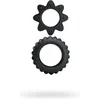 Image de Baile Cockring Set Bloemen Zwart