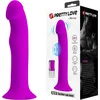 Image de Pretty Love - Murray - Vibrerende Dildo - 19 cm - Dieproze - USB Oplaadbaar - Siliconen