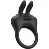 Image de Pretty Love - Davion - Vibrende Cockring - Met Clitoris Stimulator - Zwart