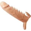 Image de Pretty Love - Emmit - Penis Sleeve Met geribbeld ontwerp - Lichte Huidskleur