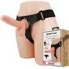 Image de PRETTY LOVE | Pretty Love - Harness Briefs Universal Harness With Dildo Tom 20 Cm Natural | Dildo + Harness | Sex Toy for Woman | Sex Toy for Couple