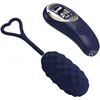 Image de Pretty Love - Vivian - Vibrerend Eitje - Afstandsbediening met LCD Display - Donkerblauw