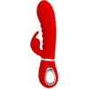 Image de Pretty Love - Prescott - Rabbit Vibrator - Dubbele Motor - Rood