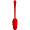 Image de Pretty Love - Marina - Vibrerend Eitje met Nopjes - Handige Eénknopsbediening - Rood
