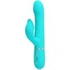 Image de Rabbit Vibrator Pearls Aqua Green