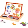 Image de magneetpuzzel junior 29,5 x 22 cm hout oranje/wit