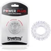 Image de PowerPlus Flexibele Cockring Geribbeld - transparant