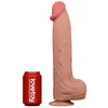 Image de Lovetoy - Dildo Met Sliding Skin Technologie - 36 x 6.6 cm - Lichte Huidskleur