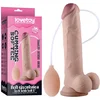 Image de Lovetoy - Zachte Dildo Met Balzak En Squirt Functie - 20 cm - Lichte Huidskleur