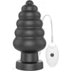Image de Lovetoy - King Size Vibrerende Buttplug - Anal Cracker - 18 cm   Zwart