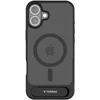 Image de TORRAS Hoesje Geschikt voor Apple iPhone 16 - UPro Pstand - Compatibel met MagSafe - Uitklapbare Kickstand - Back Cover met Magneet - Zwart