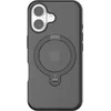 Image de TORRAS UPro Ostand Spin Hoesje Geschikt voor Apple iPhone 16 Plus - Compatibel met MagSafe - 360° Draaibare Magnetische Standaard - Back Cover Kickstand Ring - Zwart