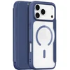 Image de Dux Ducis Hoesje - Geschikt voor iPhone 17 Pro Hoesje - Dux Ducis Skin X Pro Series Book Case - MagSafe Compatible - Blauw