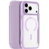 Image de Dux Ducis Hoesje - Geschikt voor iPhone 17 Pro Hoesje - Dux Ducis Skin X Pro Series Book Case - MagSafe Compatible - Lavendel