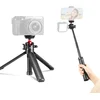 Image de Ulanzi MT-16 Vlog-Statief, Camerahouder & Selfiestick - Uitschuifbaar tot 44 cm - Voor smartphone en camera - met Cold Shoe Mount - Zwart/Rood