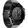 Image de HiFuture Future Go Pro Stainless Steel Smartwatch, Horloge voor Heren, 1,32" FHD-scherm, 20 Dagen batterijduur, 3ATM waterdicht, RVS drukknoppen, 3 interactieve gebruikersinterfaces, 24 sportmodi, Kleur (Zwart)