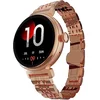 Image de HiFuture Aura Smartwatch dames, 1,08 inch roestvrijstalen AMOLED-display, Stappenteller, Hartslagmeter, polshartslagmeter, echte Sp02-sensoren, IP68 waterdicht, activiteitenteller, magnetische lading compatibel met Android en iOS, kleur (Goud)
