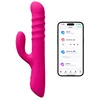Image de Lovense Velvo Rabbit Vibrator, Bluetooth Control, Free App, Silicone, Pink