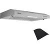 Image de CIARRA CBCS6903 - 60cm Onderbouw Afzuigkap RVS   inclusief koolstoffilter - 220m3