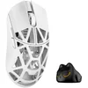 Image de WLMouse Beast X Mini Pro Solid Sides Milky White - Muis - Draadloos - 5 knoppen - 8000Hz - 30.000 DPI - PAW 3950HS - Omron optical switches - Wit