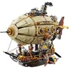 Image de Pantasy 85021 Steampunk Zappelin bouwset met 5 minifigures | Classic Creator Modular Building | Expert Architecture Modelbouw | Technisch Educatief Speelgoed voor volwassenen & kinderen | Luchtballon geschikt voor Lego | Bouwdoos met 1949 bouwstenen