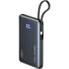 Image de Iniu, Externe zakbatterij 10000mAh 2 USB-A / USB-C poorten met USB-C kabel, Zwart