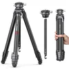 Image de Ulanzi Zero Y Travel Statief - Lichtgewicht - Met Macro Stand - Carbon Fiber - Zwart