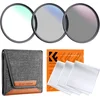 Image de K&F Concept 82mm MCUV + CPL + ND4 Nano-K filter set kit